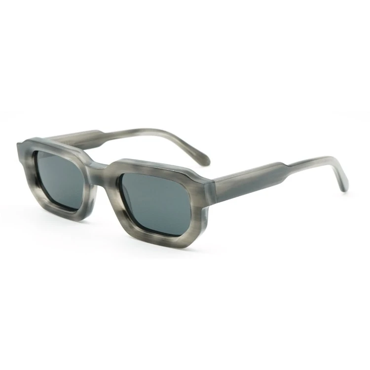 Chunky Rectangle Acetate Sunglasses high quality